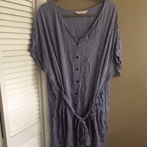 Rokoko by Dazz Navy and White Striped Dress